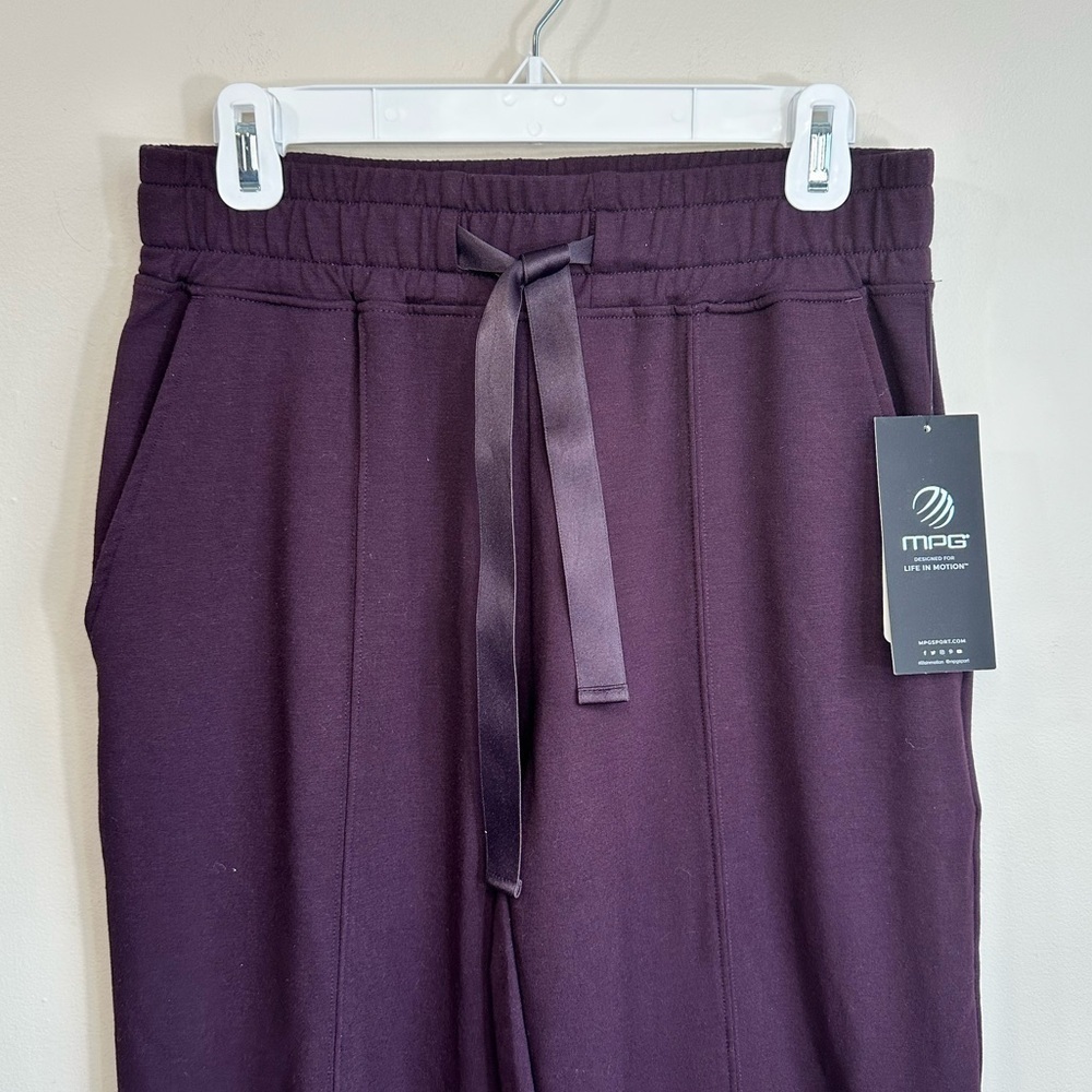 NWT MPG Sport Julie Relaxed Performance Joggers Charisma Purple Size Small - Picture 3 of 16